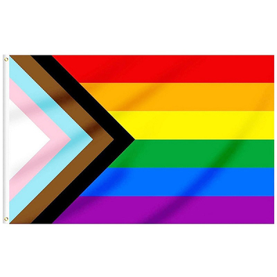Digitaal de Polyestermateriaal van de Druk Biseksueel LGBT Vlag 3x5 Voet 100d