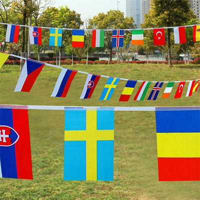 Digitale de Vlag Kleurrijke Bunting van het Drukkoord Materiële Vlaggen