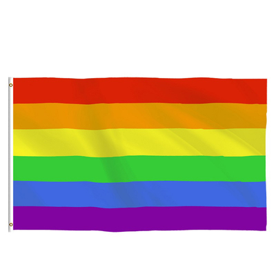 Van de de Regenboogvlag van Gay Pride 3x5 Super de Polyesterstof voor Openluchtactiviteiten