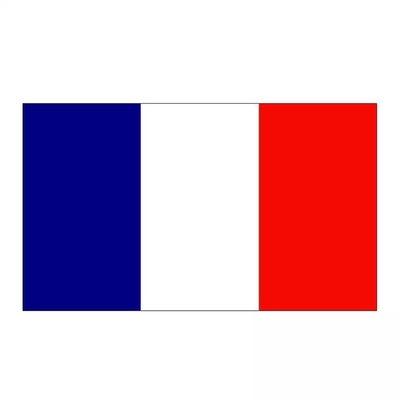 Gedrukte 3X5FT Frankrijk Tricolor Vlag Landenvlag 100% Polyester Klaar om te verzenden