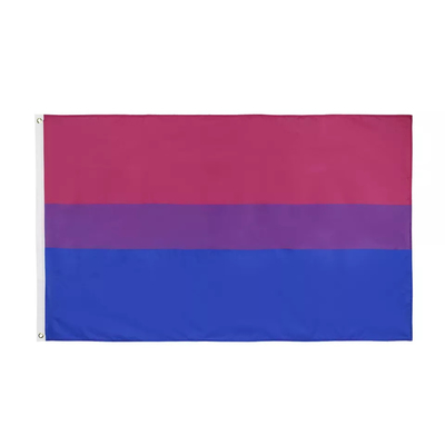 Digitaal printen Rainbow LGBT-vlag 3x5 Ft 100D polyester biseksuele vlag