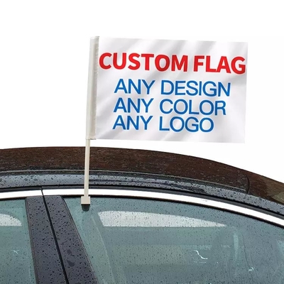 Van het Autoraam Decoratieve Vlaggen van de douanepolyester van de Douaneengeland de Autovlaggen