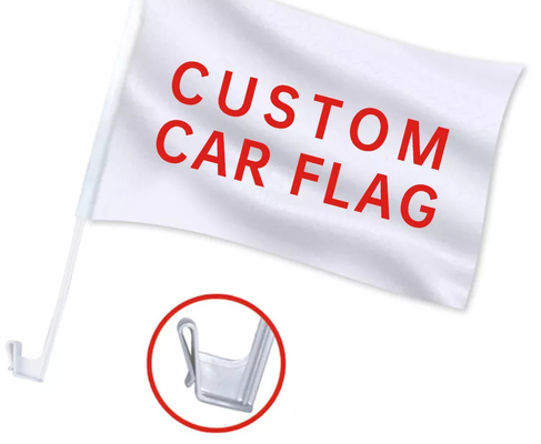 Van het Autoraam Decoratieve Vlaggen van de douanepolyester van de Douaneengeland de Autovlaggen