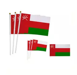Draagbare Hand - gehouden Vlaggen 14x21cm Alle Vlaggen van de de Douanehand van Landen