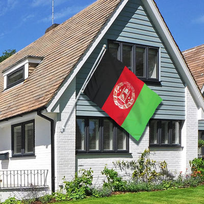 CMYK-van de de Vlag100% Polyester van de Kleuren3x5 Douane de Internationale Vlag van Afghanistan
