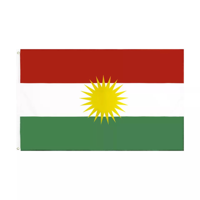 100% Kleur van de Vlagpantone van polyesterkoerdistan de Nationale voor Huwelijksgunsten